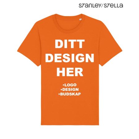 Økologisk T-skjorte, custom,S